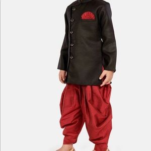 Children’s Black Sherwani / Indian Dress
